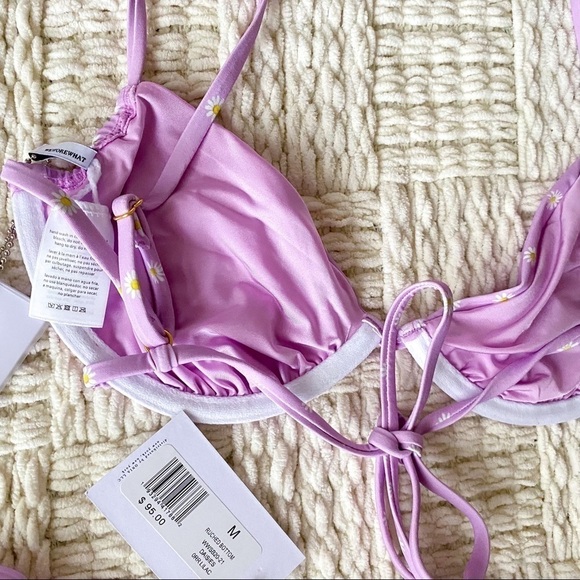 WeWoreWhat Ruched Daisies Bikini - Picture 8 of 9